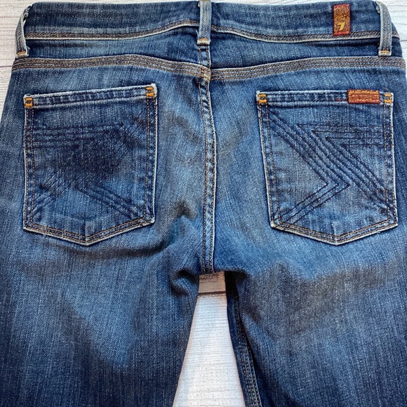 Seven For All Mankind Flynt Bootcut Blue Jeans - Size: 27 - US Misses Size: 4 - Picture 5 of 13